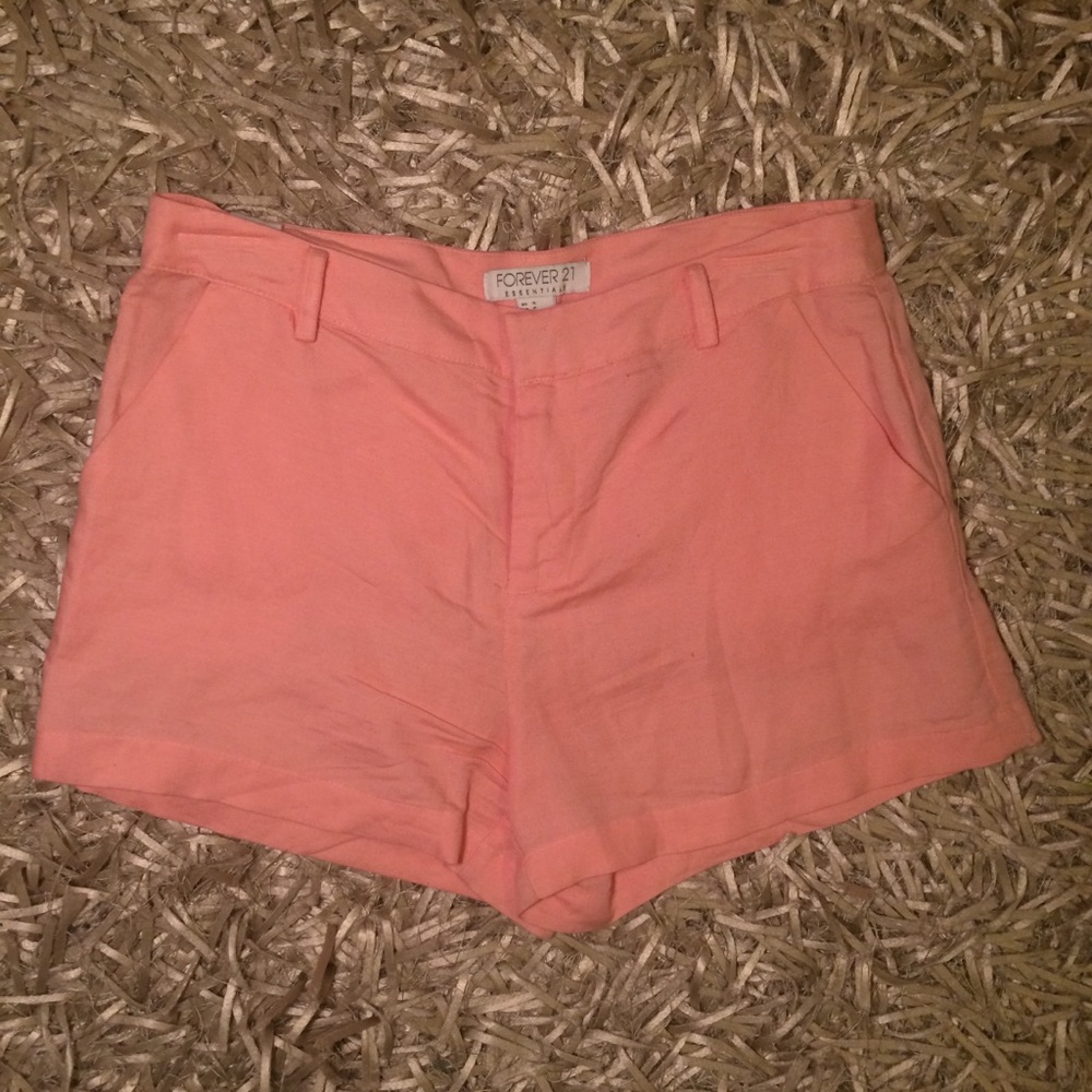 Peach shorts